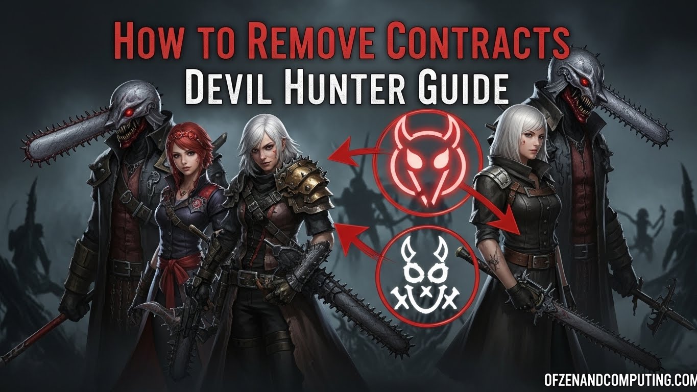 How to Remove Contracts in Devil Hunter