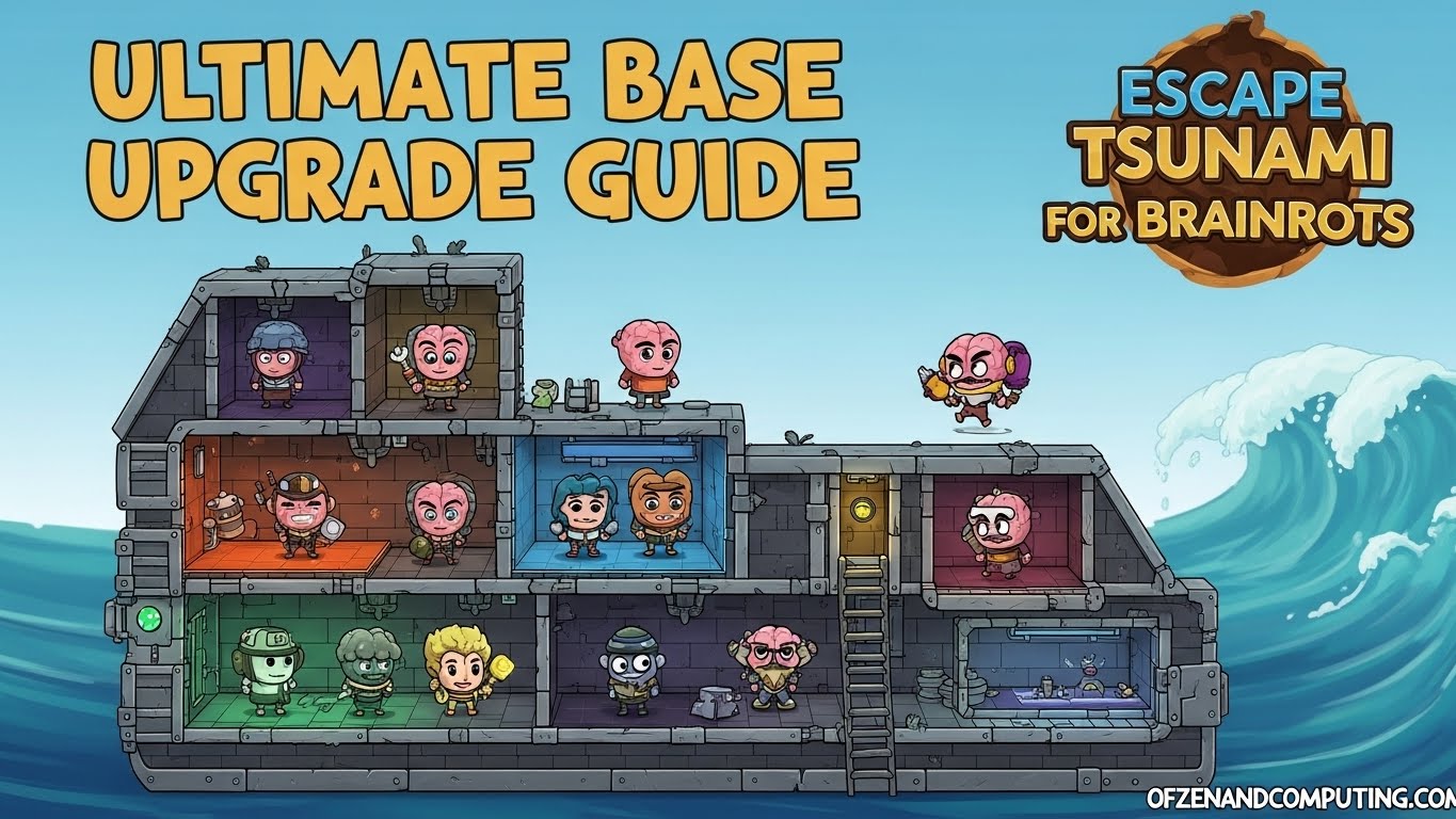 How to Upgrade Base in Escape Tsunami For Brainrots