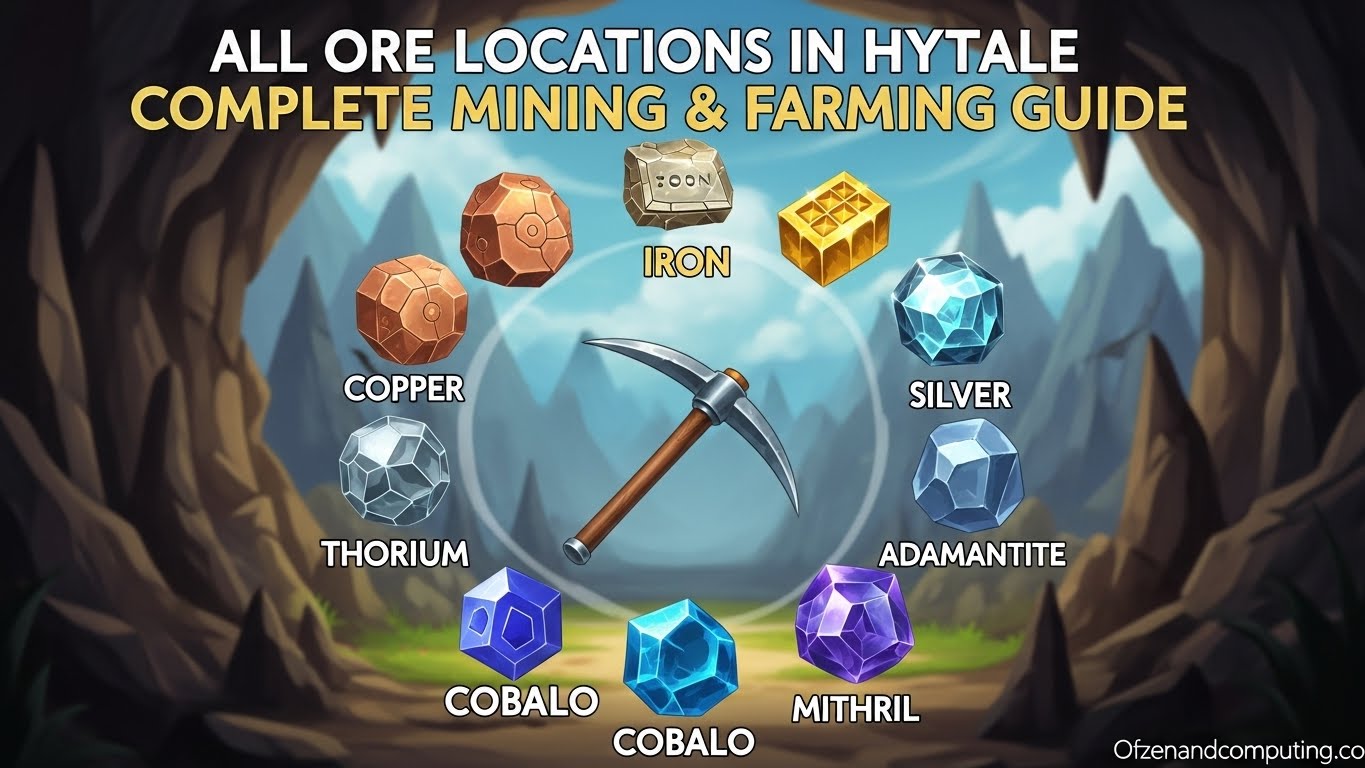 Hytale All Ore Locations & Complete Mining Guide
