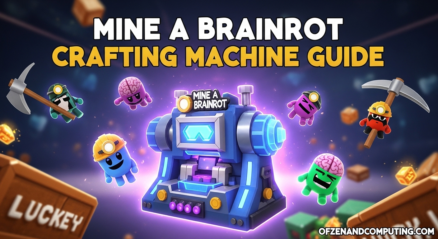 Mine a Brainrot Crafting Machine Guide