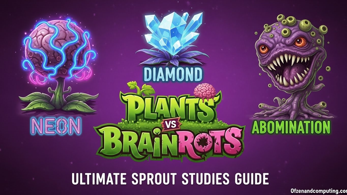 Plants vs Brainrots Sprout Studies Guide