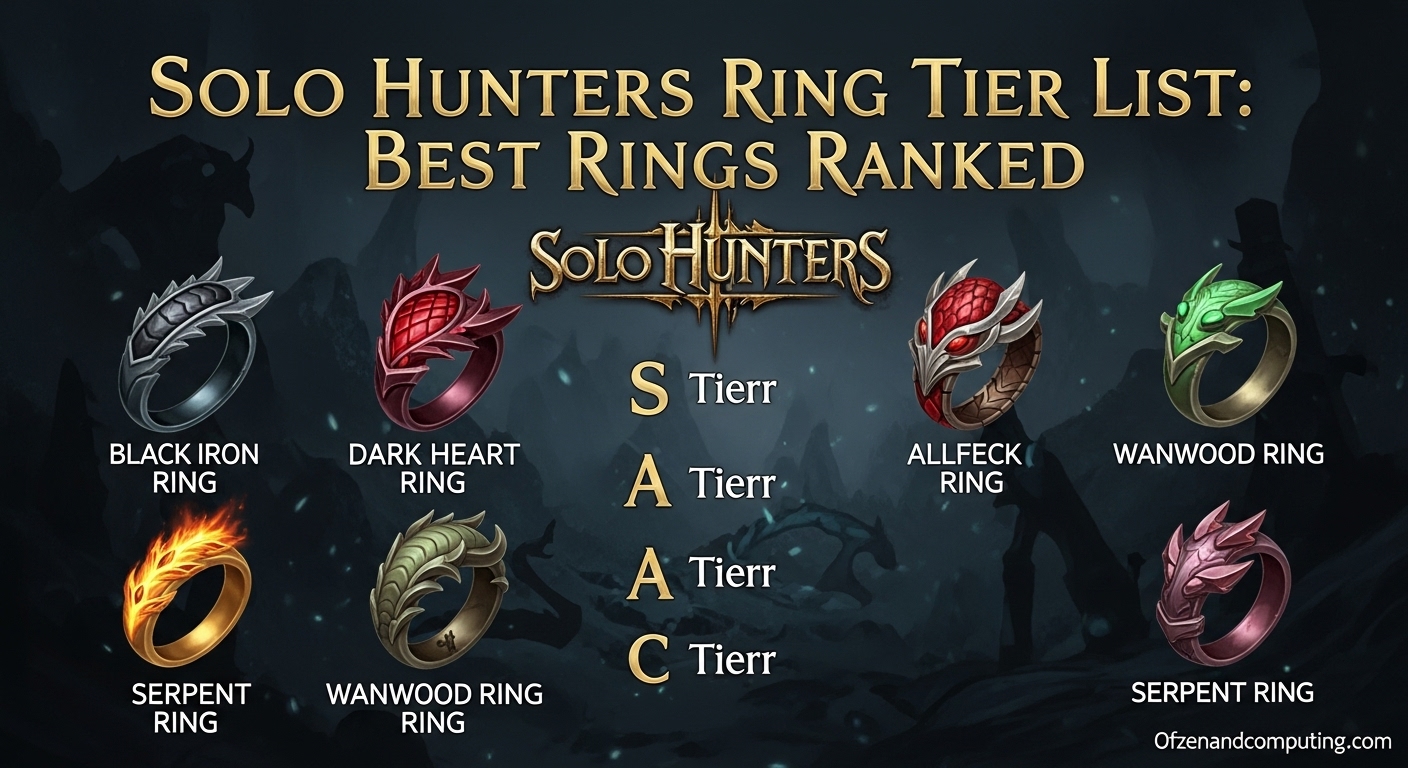 Solo Hunters Ring Tier List