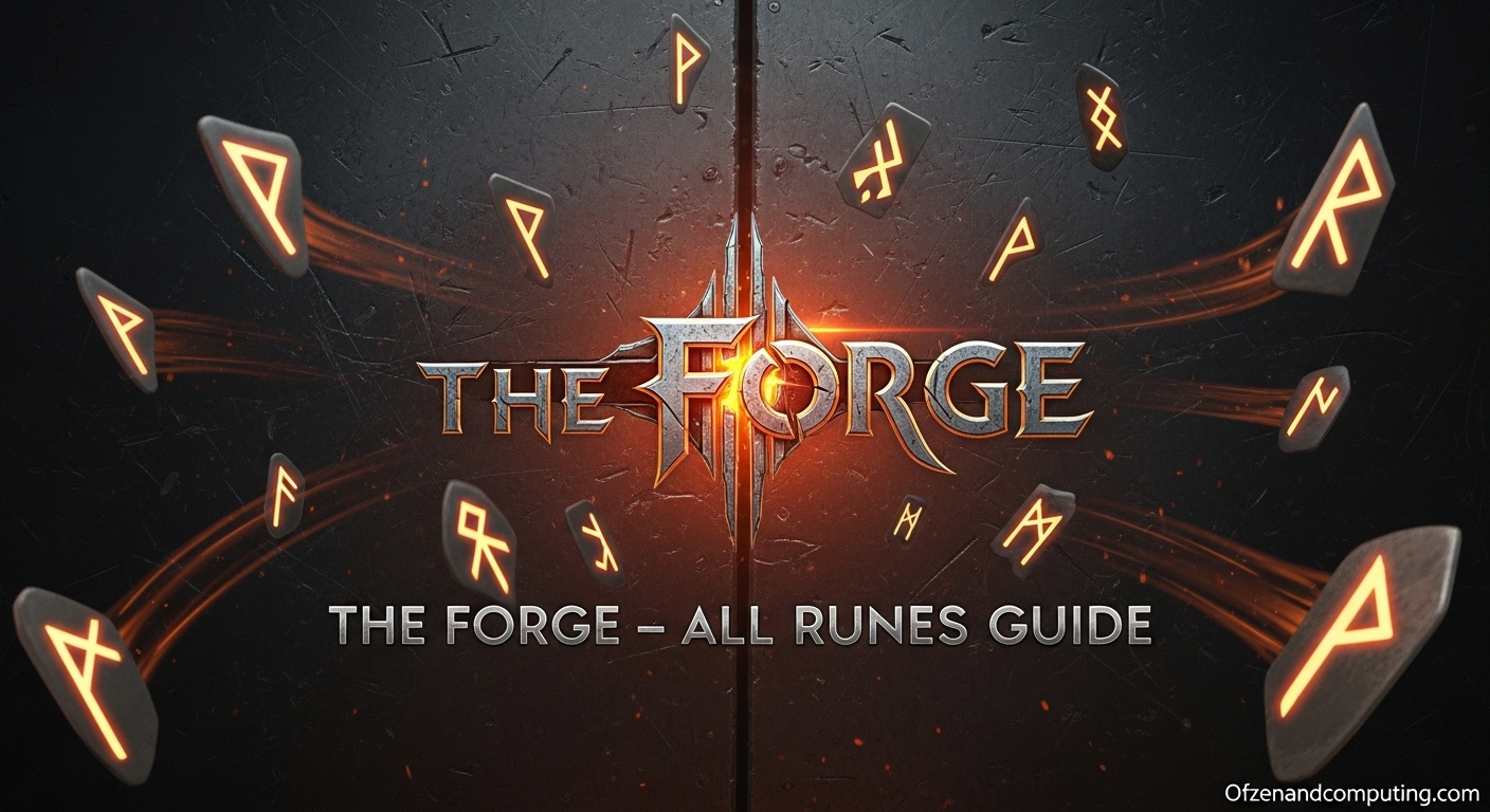 The Forge Runes Complete Guide