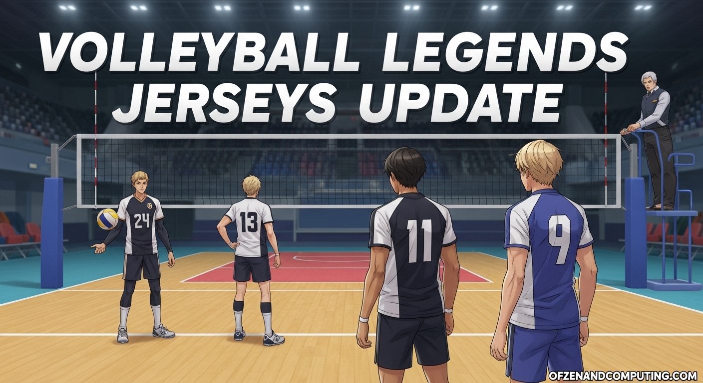 Volleyball Legends Jerseys Update