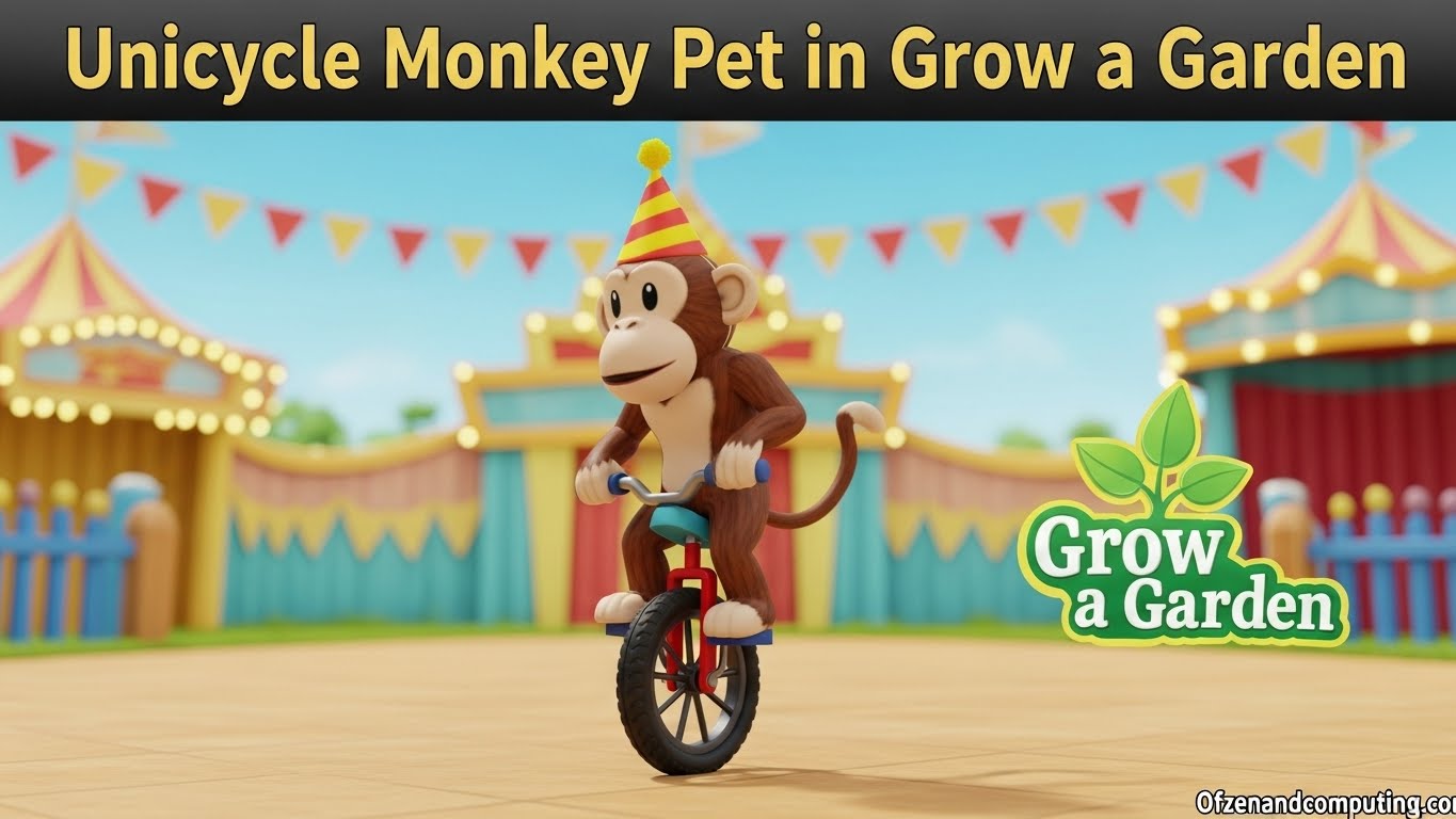 What Does the Unicycle Monkey Pet Do in Grow a Garden