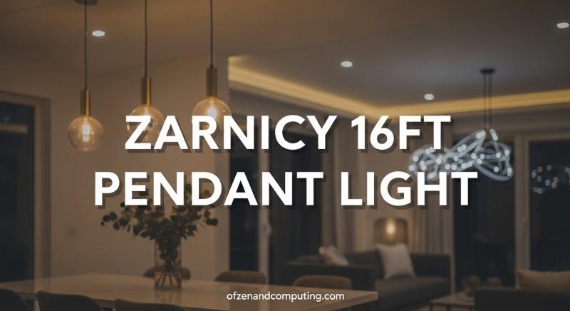Zarnicy 16ft Pendant Light Review