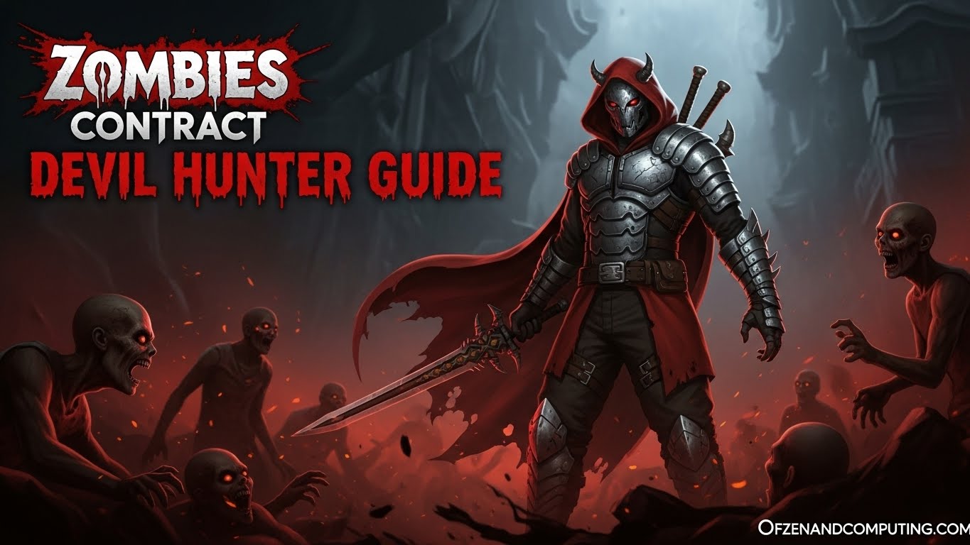 Zombies Contract Devil Hunter Guide