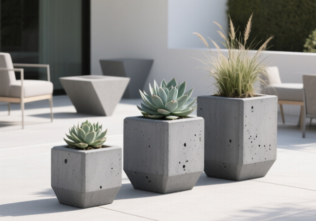 Best Concrete Planters for Modern Patios - ofzenandcomputing