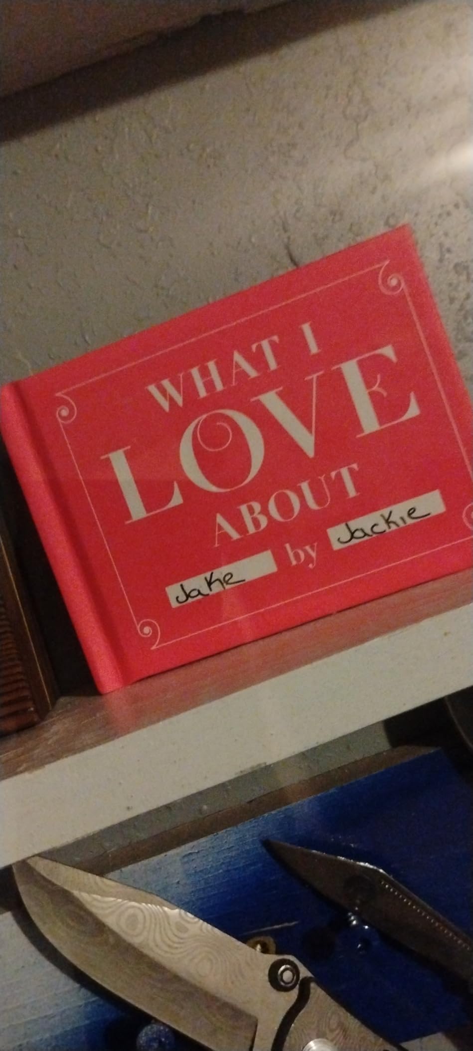 Knock Knock What I Love about You Book Fill in the Love Fill-in-the-Blank Gift Journal, 4.5 x 3.25-Inches Customer Review Knock Knock What I Love about You Book Fill in the Love Fill-in-the-Blank Gift Journal, 4.5 x 3.25-Inches - Customer Photo 2