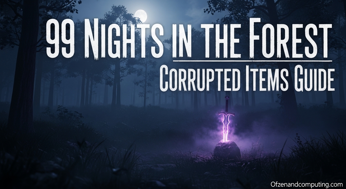 99 Nights in the Forest Corrupted Items