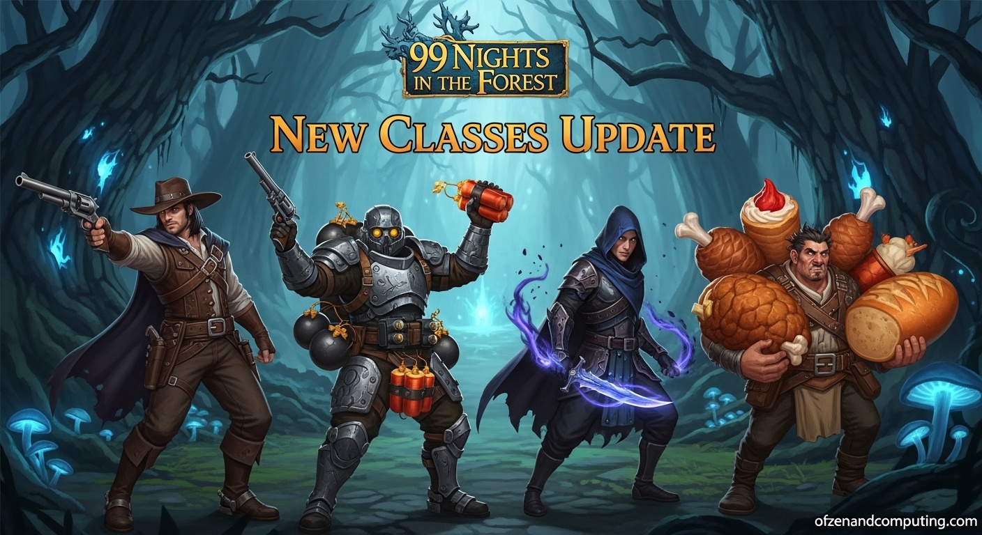 99 Nights in the Forest New Classes Update
