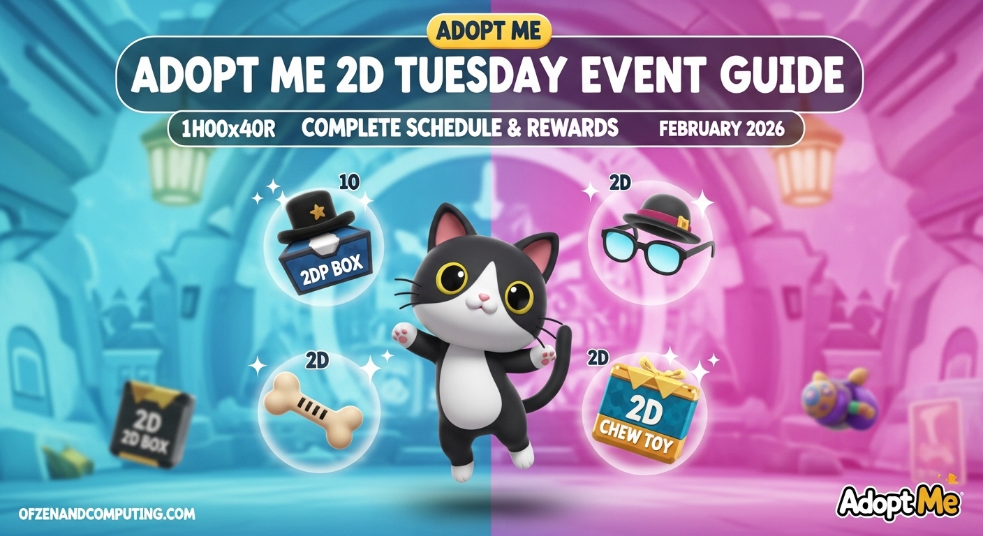 Adopt Me 2D Tuesday Event Guide