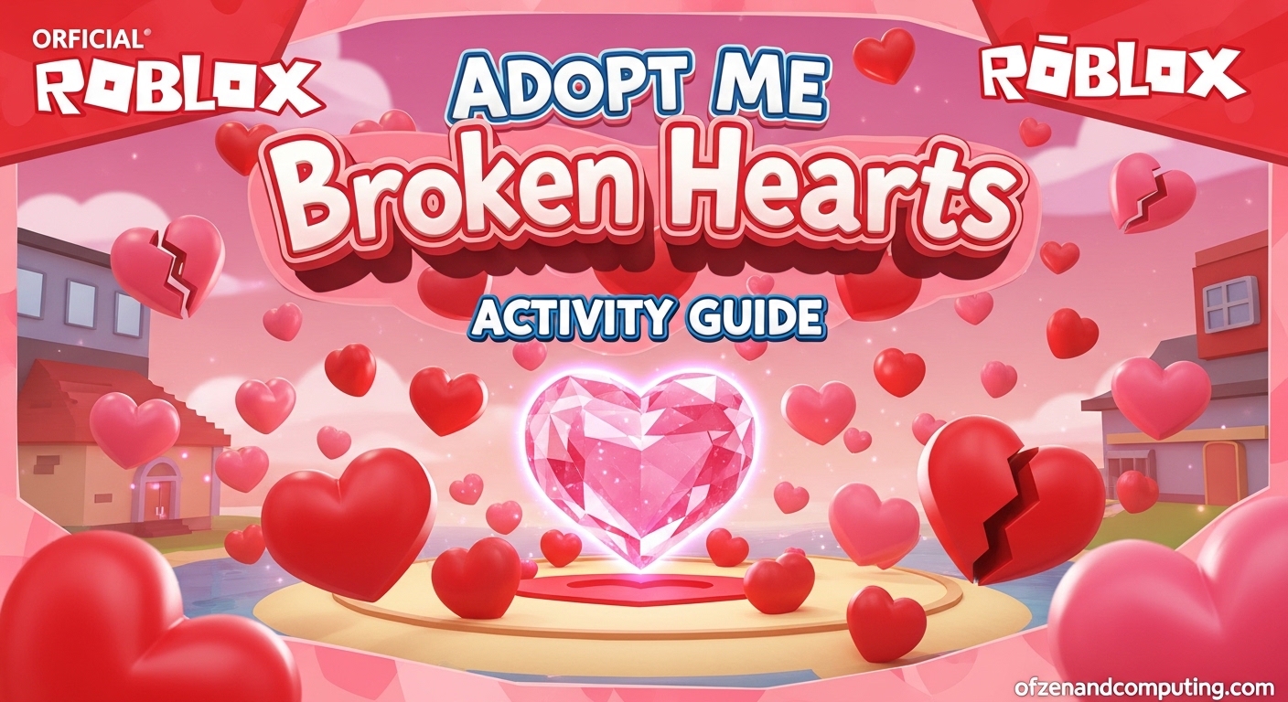 Adopt Me Broken Hearts Activity Guide