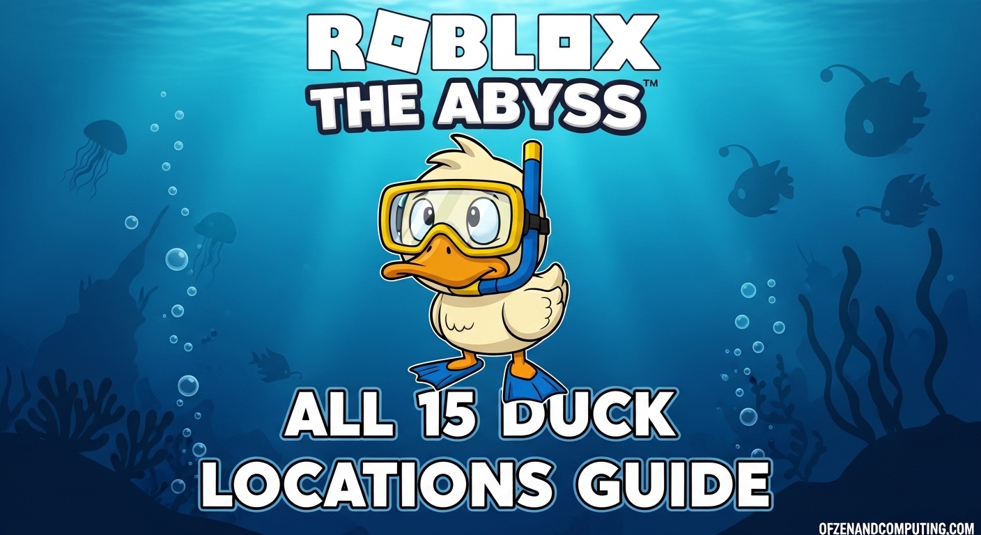All 15 Duck Locations in The Abyss Bob Quest