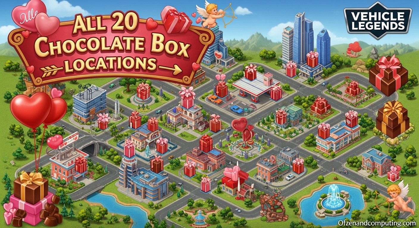 All 20 Chocolate Box Locations