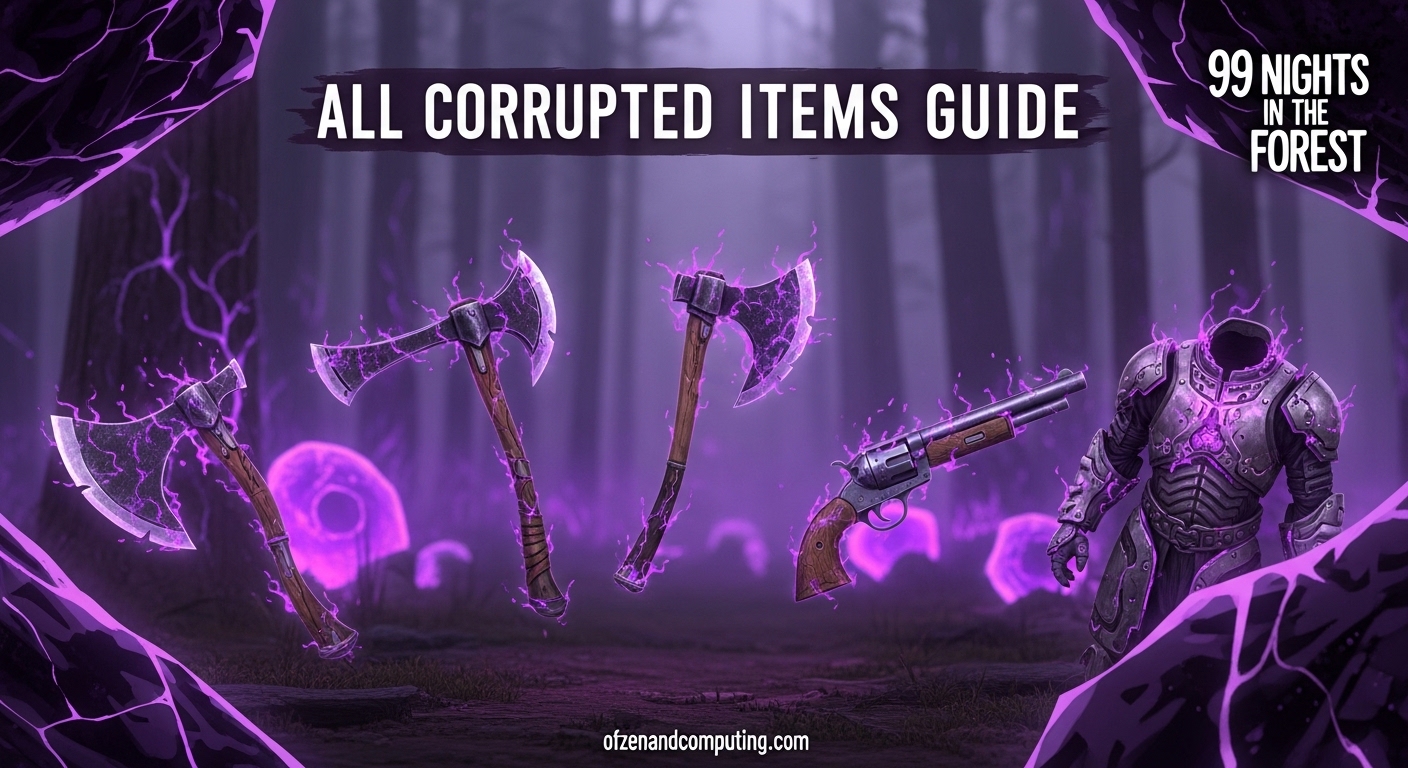 All Corrupted Tools 99 Nights Forest