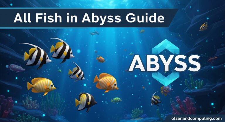 All Fish in Abyss Roblox Guide (February 2026) Complete List & Locations