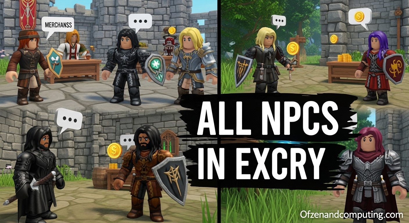 All NPCs in Excry