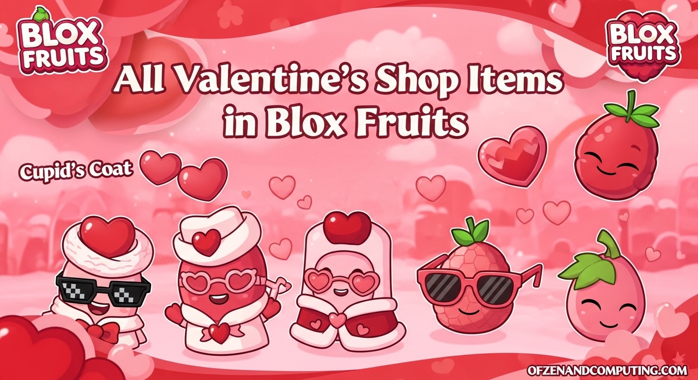 All Valentine's Shop Items in Blox Fruits