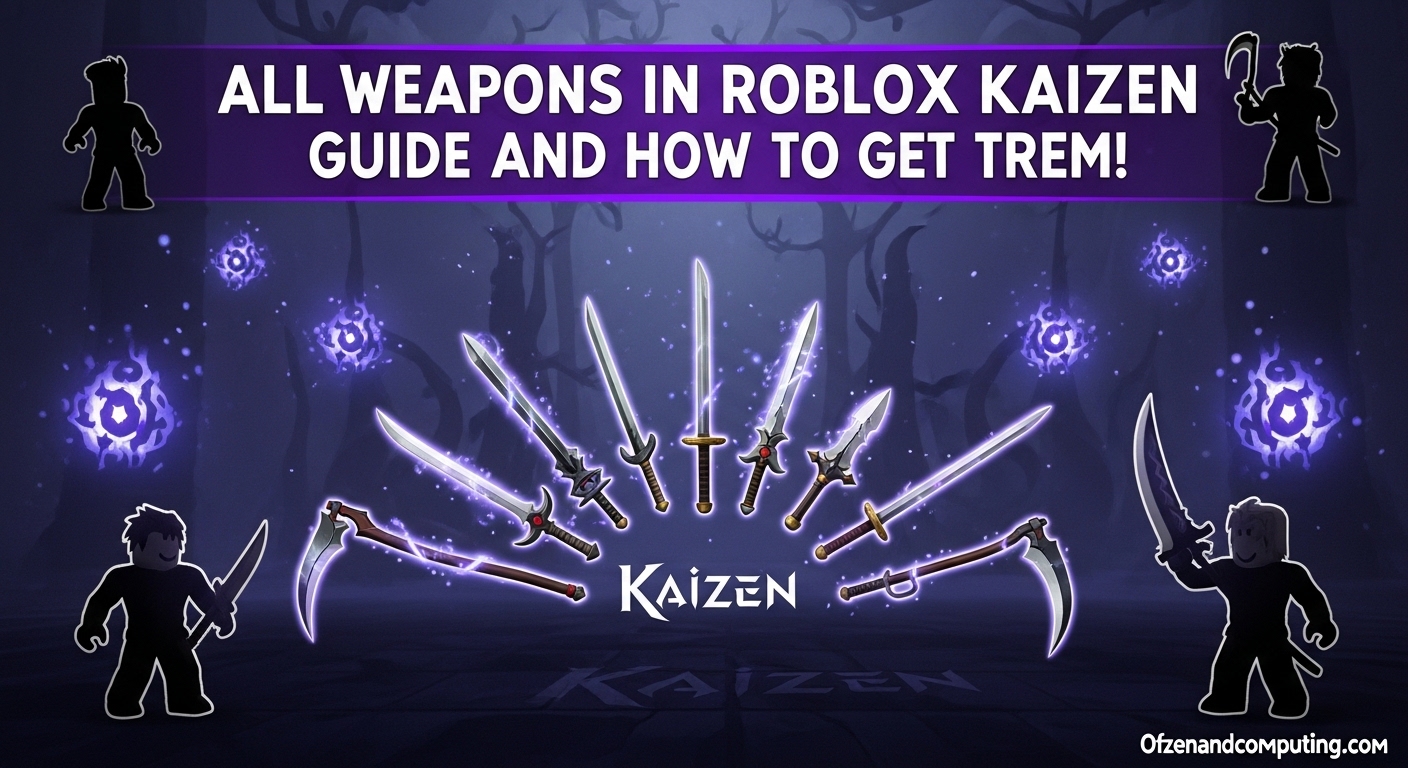 All Weapons in Roblox Kaizen Guide and How to Get Them