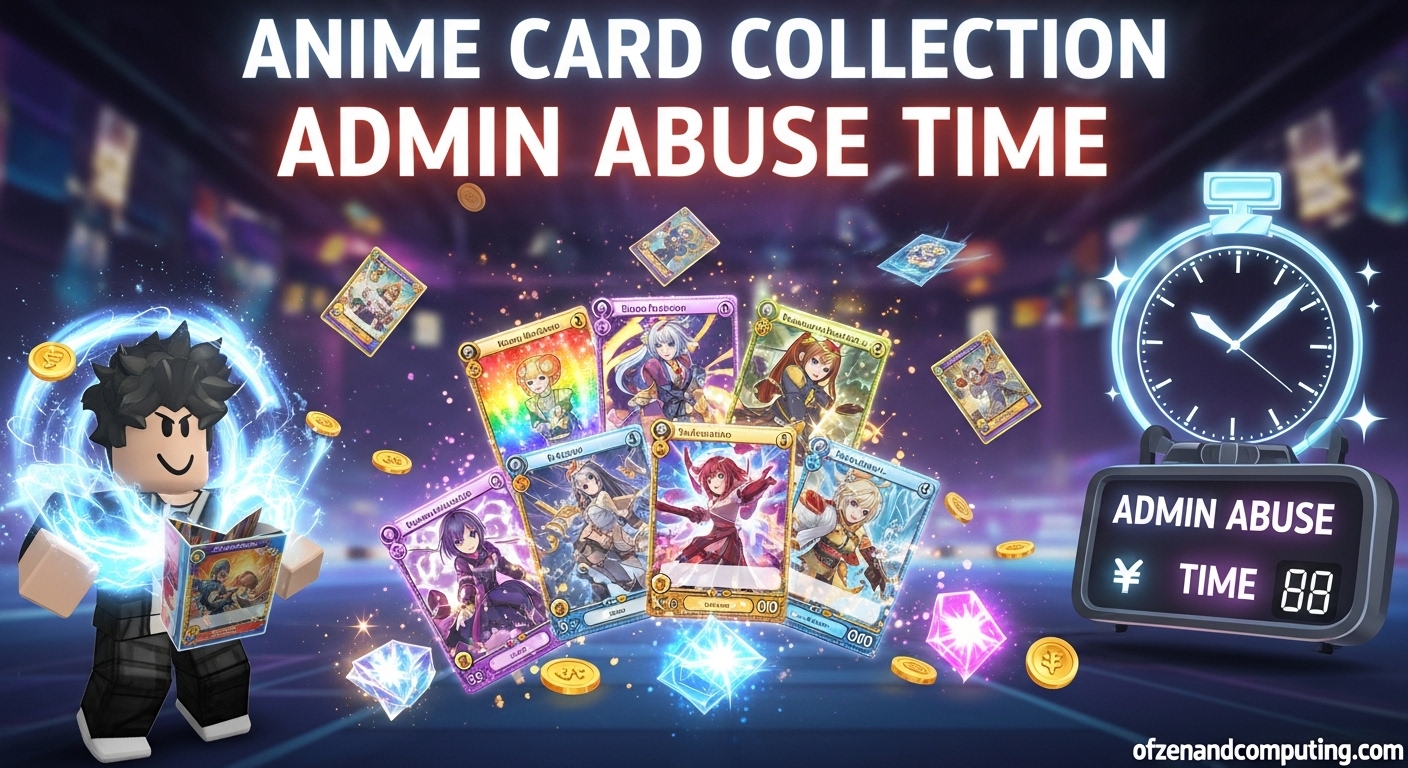 Anime Card Collection Admin Abuse Time