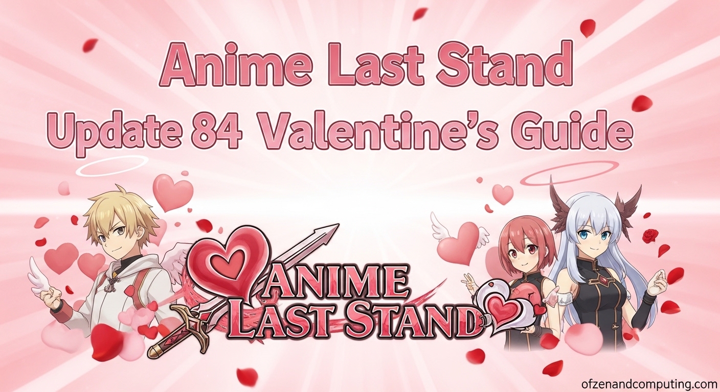 Anime Last Stand Update 84 Valentine's event