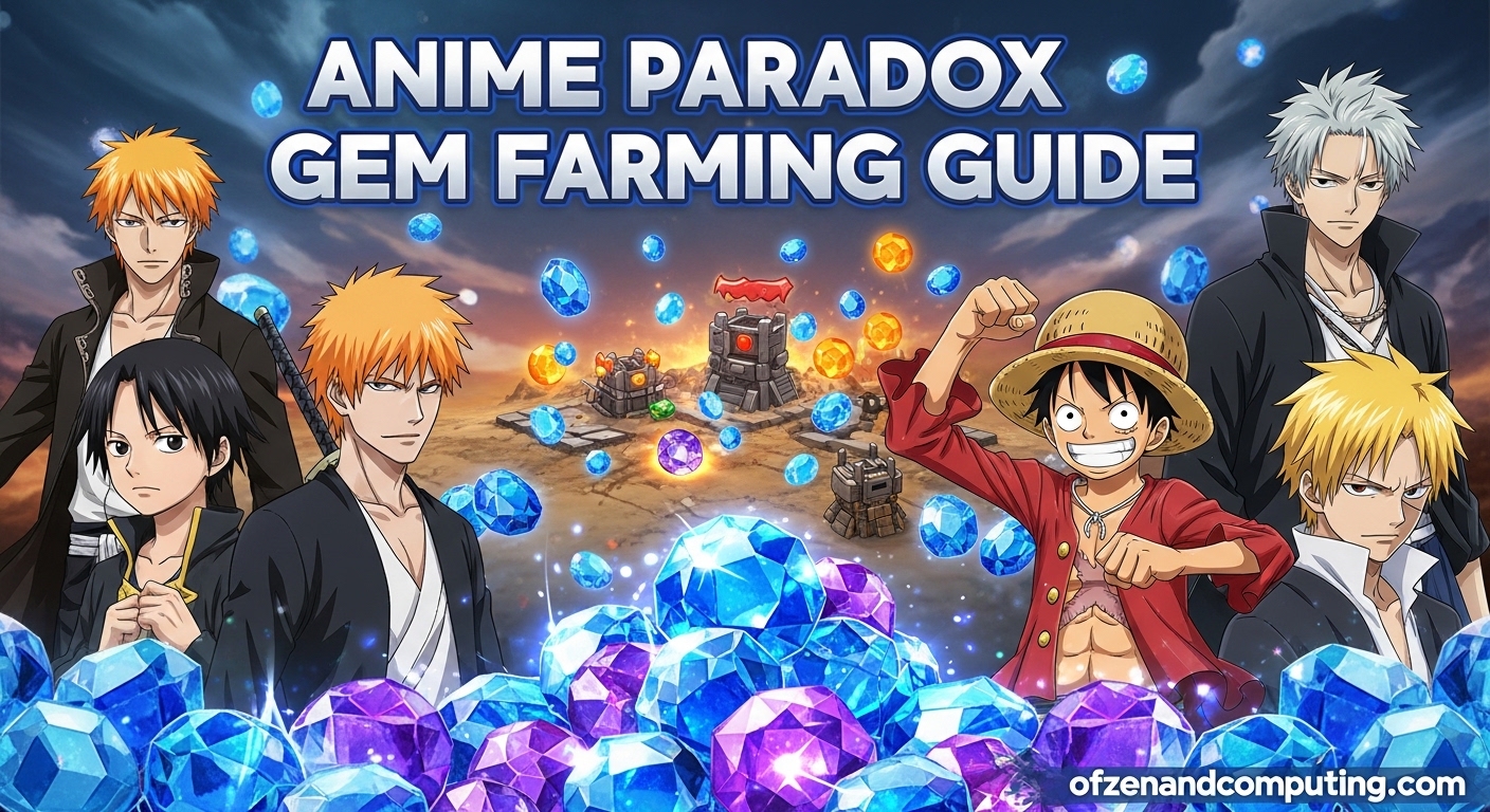 Anime Paradox Gem Farming Guide
