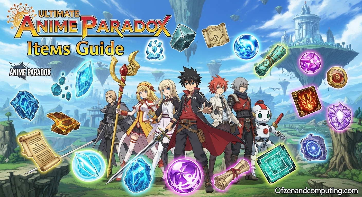 Anime Paradox Materials Guide