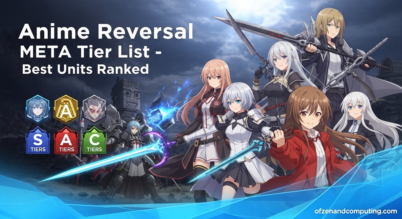 Anime Reversal Tier List