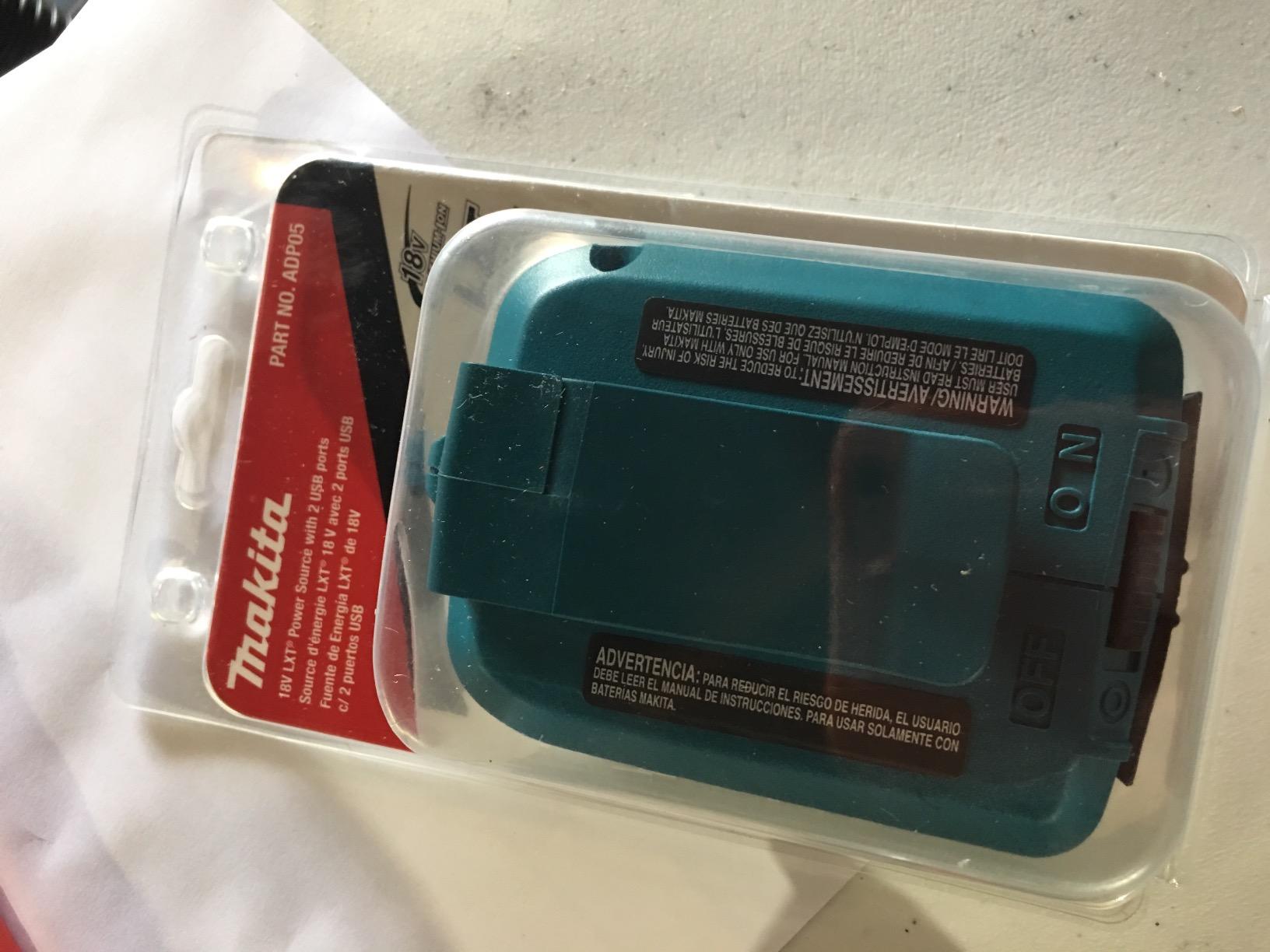 Makita ADP05 18V LXT Lithium-Ion Cordless Power Source, Power Source Only customer photo 1