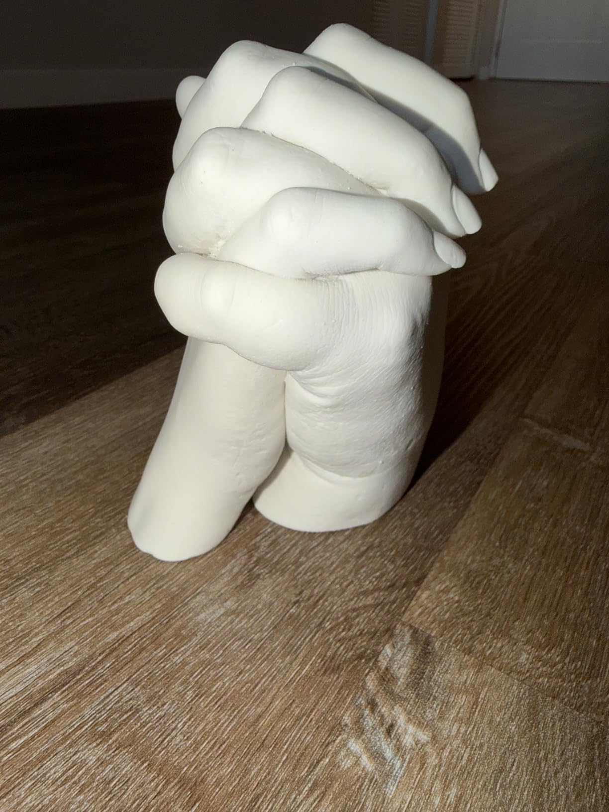 Luna Bean Hand Casting Kit - The Original Hand Mold Kit for Couples - Valentines Day Gifts for Her and Him - Anniversary Engagement Gifts for Women Men Mom Wife Boyfriend Girlfriend Wedding Bridal - Customer Photo 2