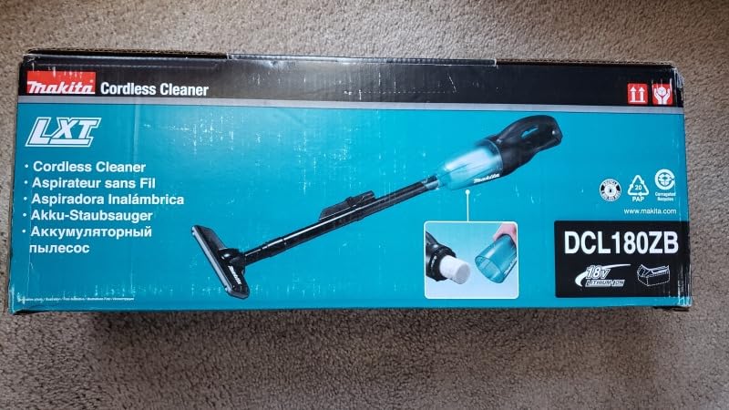Makita XLC02ZB 18V LXT Lithium-Ion Cordless Vacuum, Tool Only customer photo 1