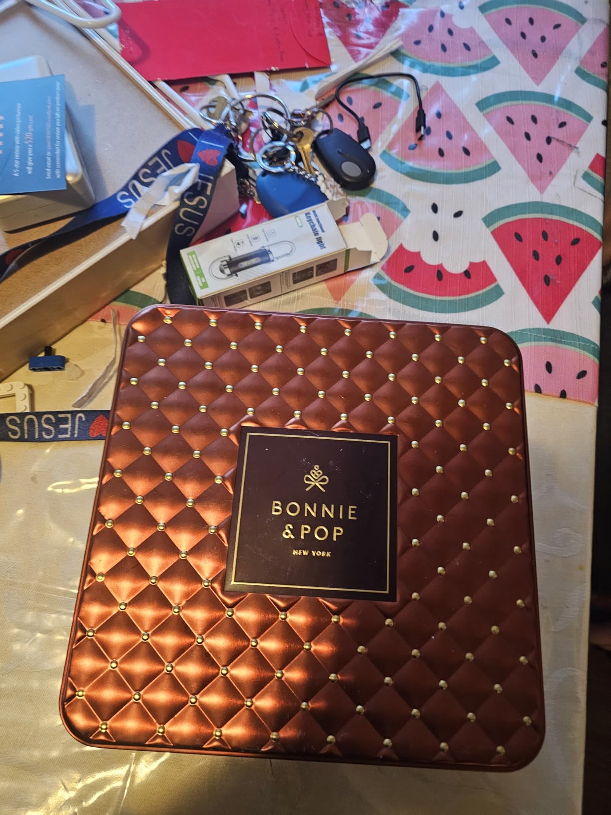 Chocolate Gift Basket, Candy Food Gifts Arrangement Platter, Gourmet Snack Box, Holiday Present Idea, Valentines Day, Corporate Him & Her, Men Women Sympathy Family Parties & Get Well- Bonnie & Pop - Customer Photo 2