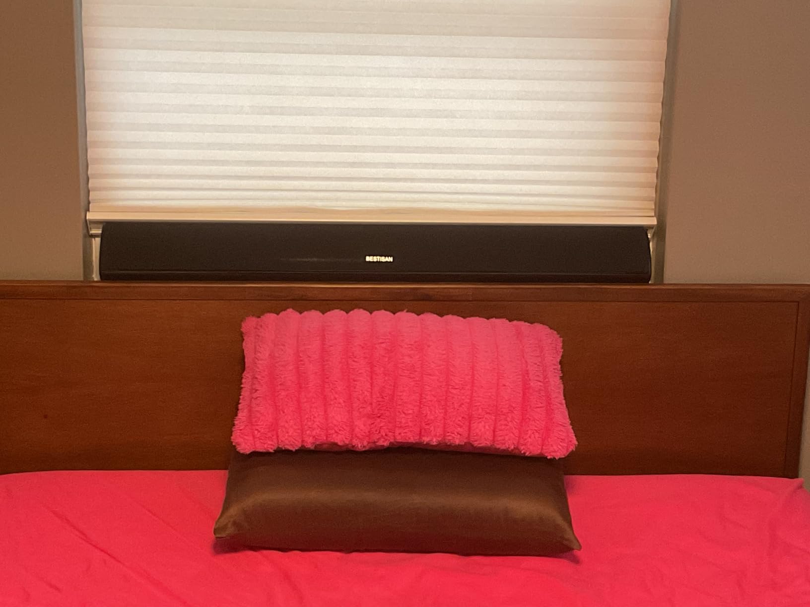 BESTISAN 80 Watt Soundbar, Sound Bars for TV of Home Theater System (Bluetooth 5.0, 34 inch, DSP, Strong Bass, Wireless Wired Connections, Bass Adjustable, Wall Mountable) customer photo 1