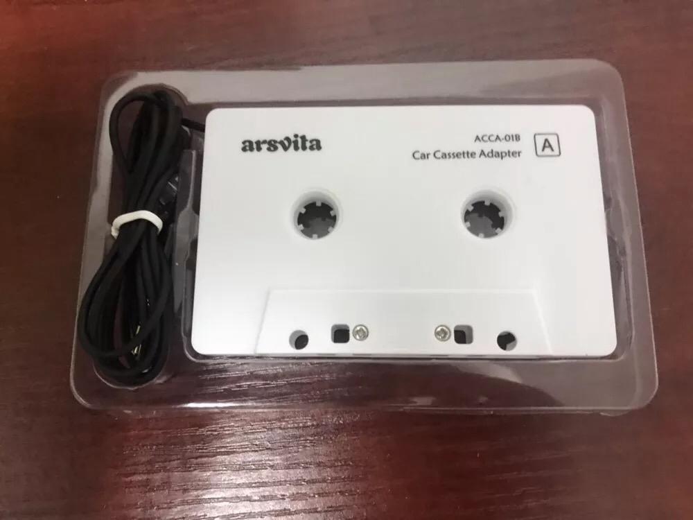 arsvita Car Audio Cassette to Aux Adapter, 3.5 MM Auxillary Cable Tape Adapter customer photo 2