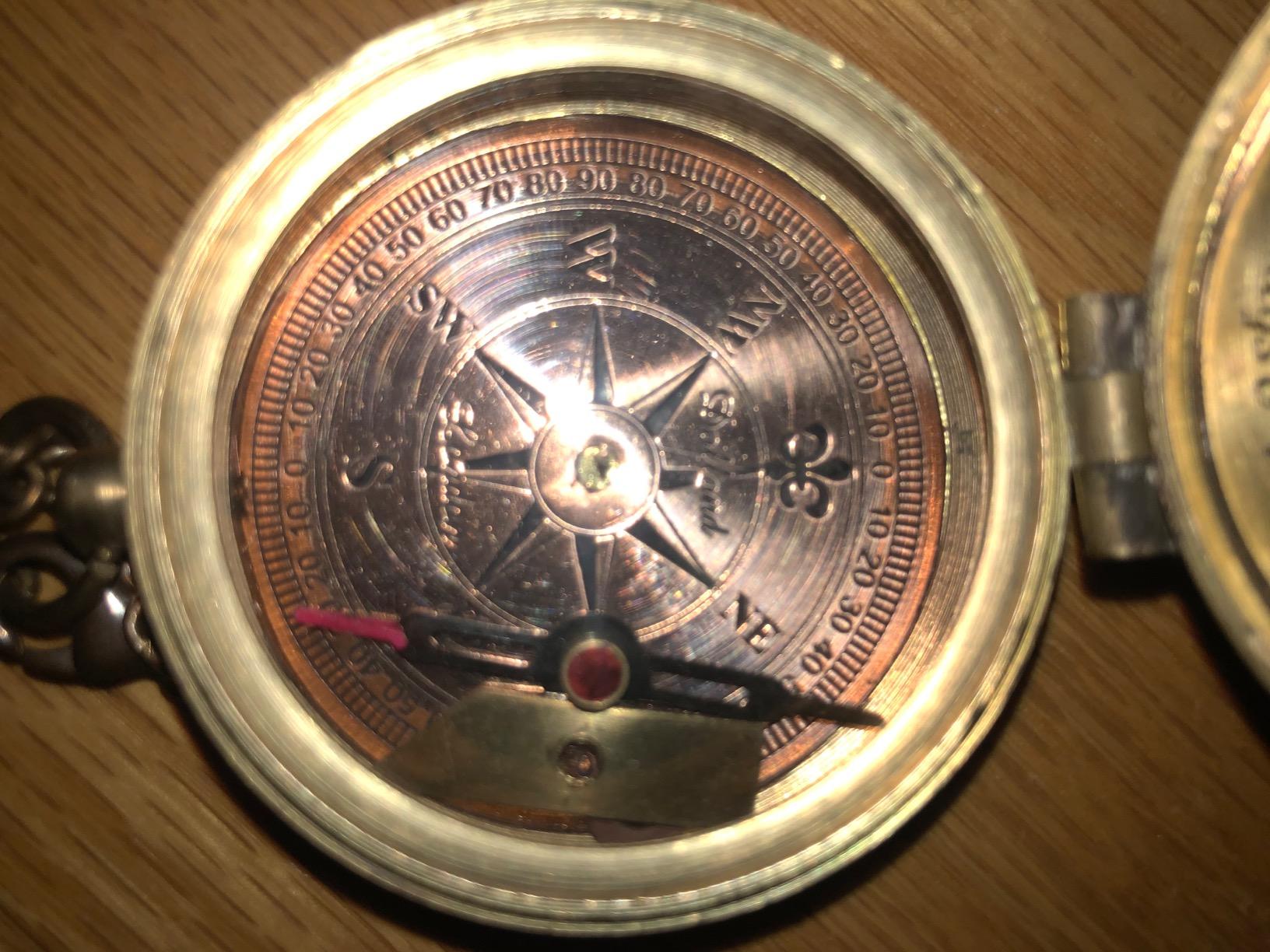 5MoonSun5's to My Soulmate Thank You for Being a Great Life Partner- Engraved, Valentine Gift, Birthday, Long Distance, Love, Sorry, Keepsakes, Old Memories, Love Moments Compass. - Customer Photo 2