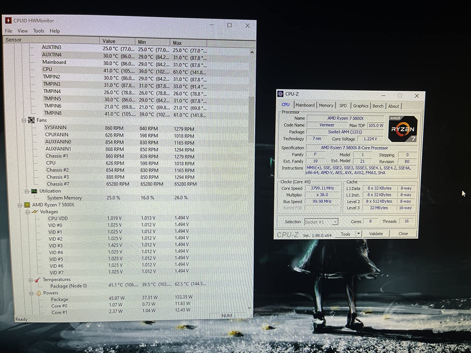 AMD Ryzen 7 5800X 8-core, 16-thread unlocked desktop processor customer photo 1