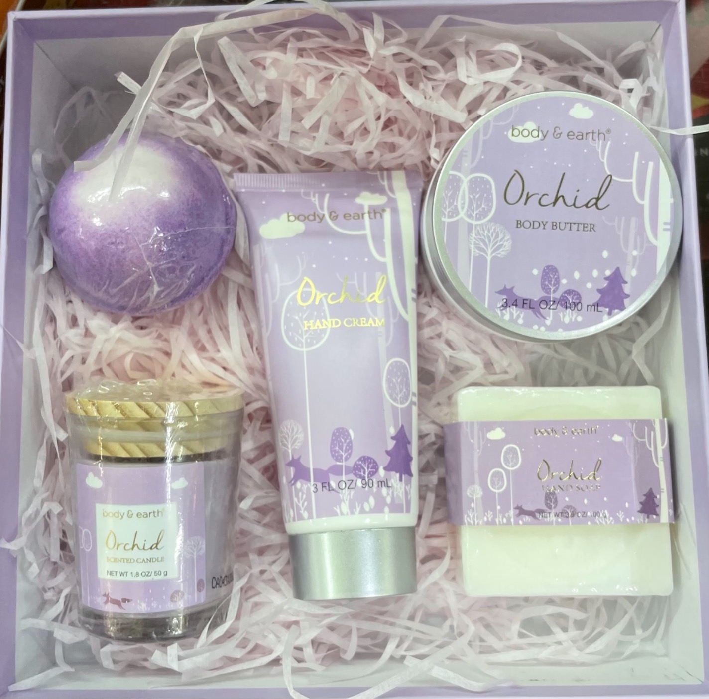 Gifts for Women, Bath and Body Womens Gift Sets with 5 Pcs Ocean Scented Spa Gifts for Women Bath Gift with Scented Candle Body Butter Hand Cream Bath Bomb Valentine's Day Gifts - Customer Photo 2