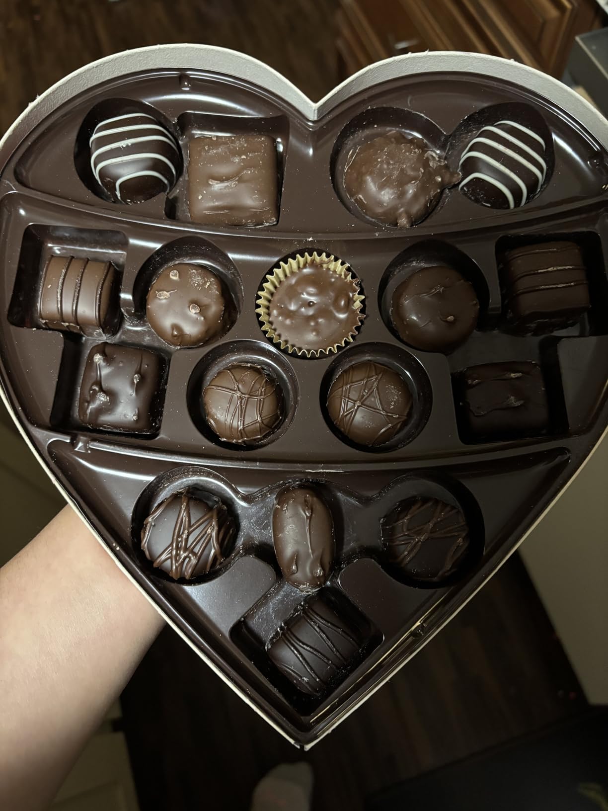 Russell Stover, Red Foil Heart, 10 Ounce - Chocolate Gift Box for Valentine's Day, Mother's Day, Anniversary and Birthdays - Customer Photo 1
