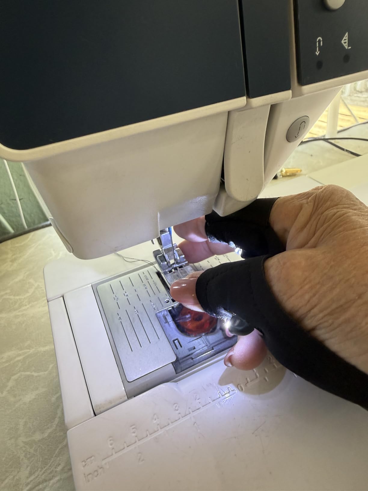 LED Flashlight Gloves, Valentines Day Gifts for Him Men Boyfriend Husband, Mens Gifts for Fathers Day Christmas Birthday, Cool Gadget Waterproof Hands-Free Finger Lights for Camping Fishing Repairing - Customer Photo 1