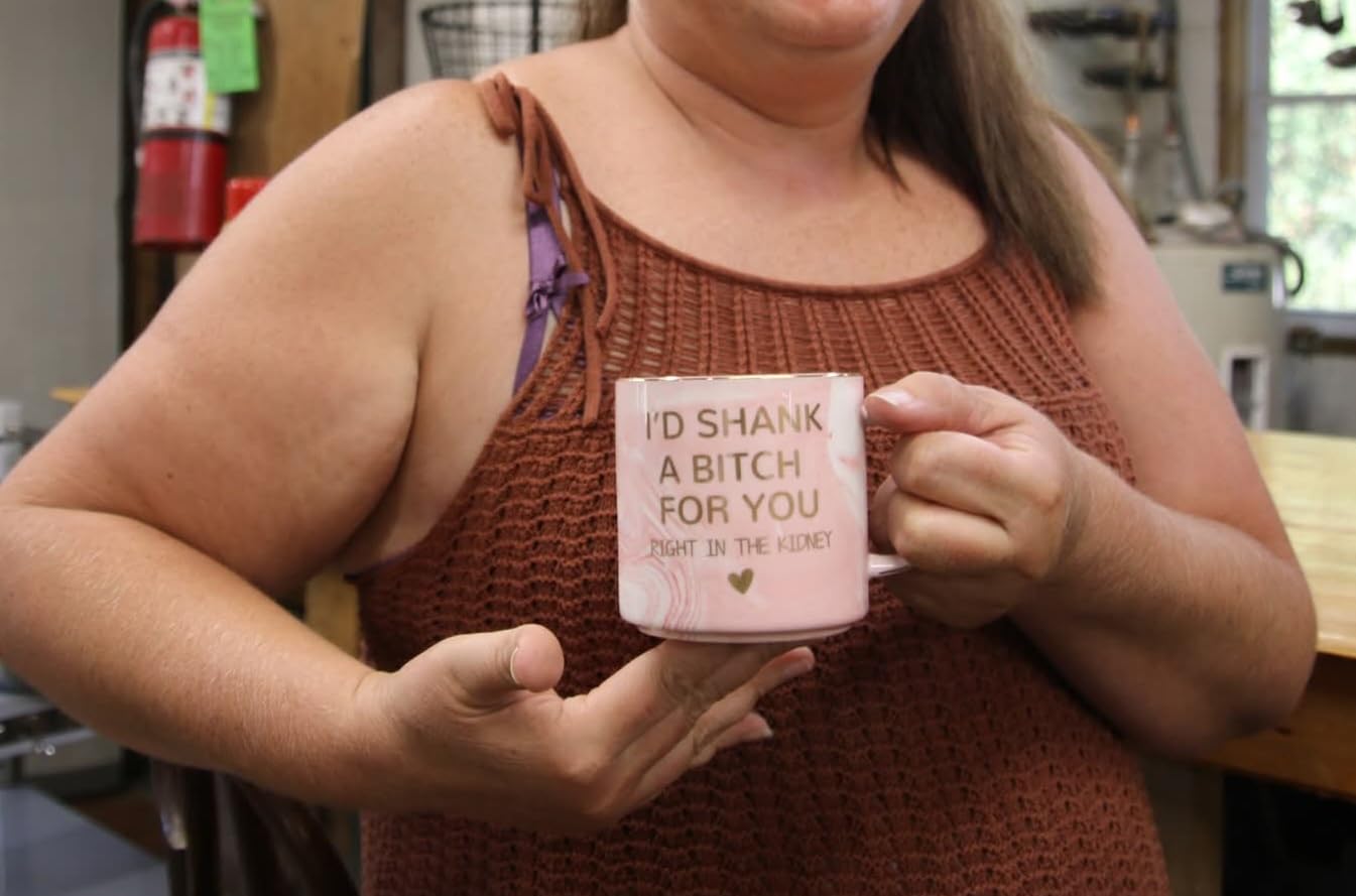 Valentines Galentines Day Gifts for Her - 12oz Funny Coffee Mug for Best Friend Girlfriend Besties BFF Mom Grandma Wife Sister Gifts from Sister Valentine's Birthday Mothers Day Present for Mom Women - Customer Photo 1