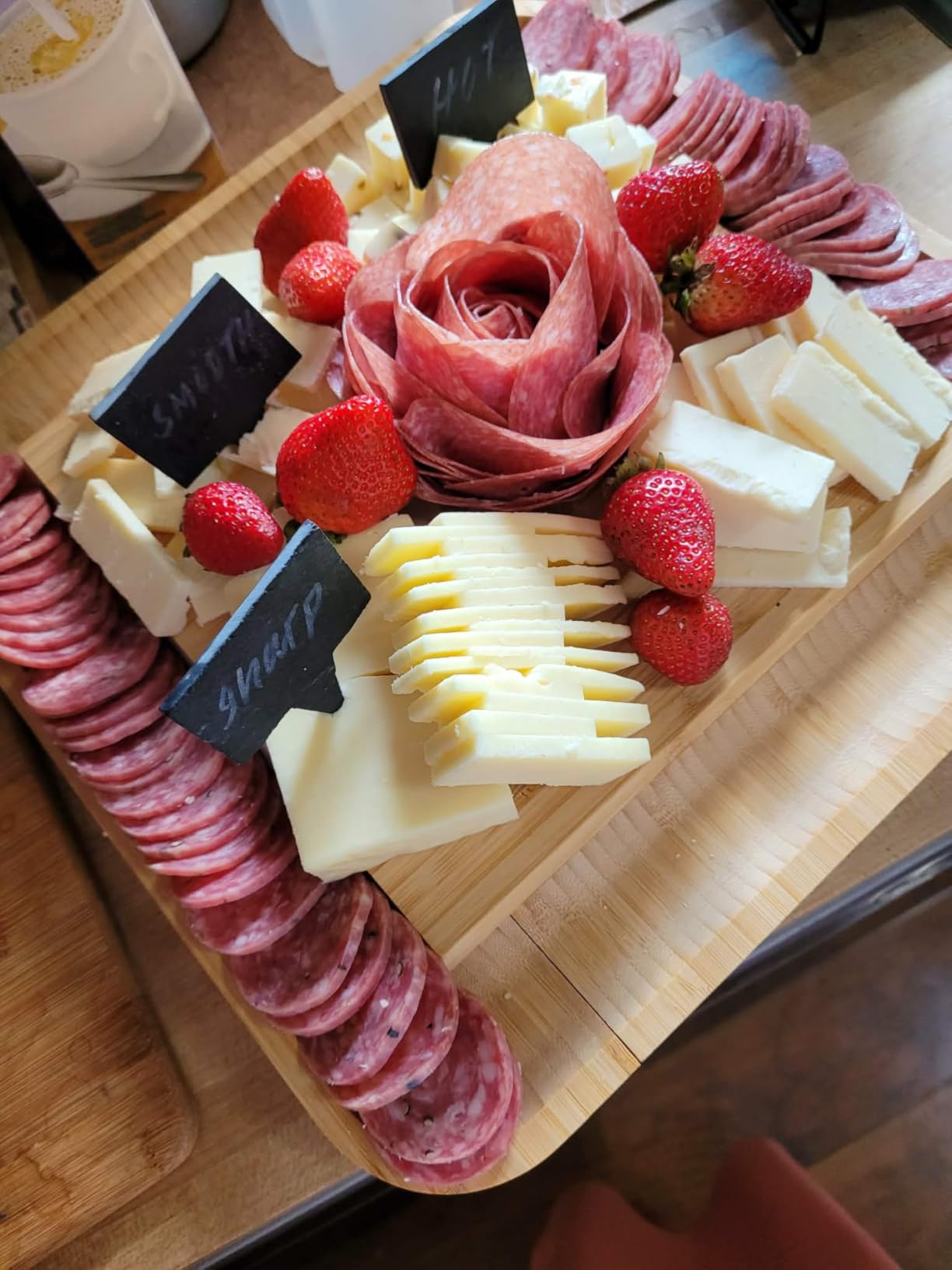 Personalized Charcuterie Boards - Custom Engraved Valentines Day Gifts for Him or Her - Cheese Board, Gift for Wedding, Anniversary, Couple, Housewarming, Birthday, Holiday - Customer Photo 1