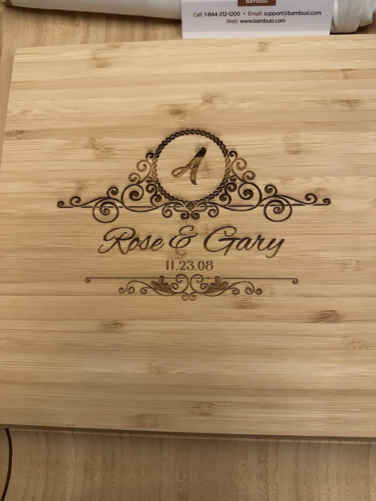 Personalized Charcuterie Boards - Custom Engraved Valentines Day Gifts for Him or Her - Cheese Board, Gift for Wedding, Anniversary, Couple, Housewarming, Birthday, Holiday Customer Review Personalized Charcuterie Boards - Custom Engraved Valentines Day Gifts for Him or Her - Cheese Board, Gift for Wedding, Anniversary, Couple, Housewarming, Birthday, Holiday - Customer Photo 3