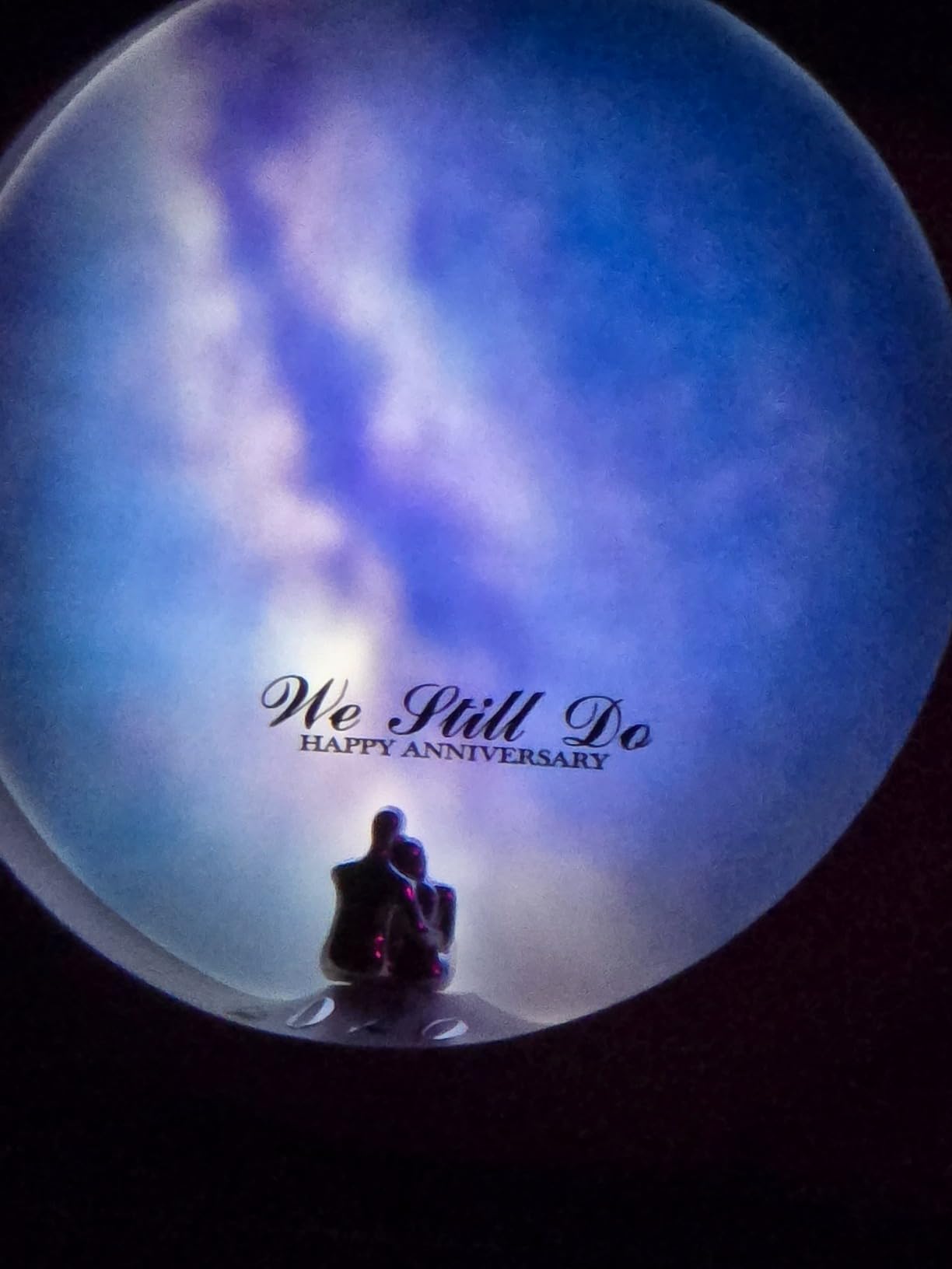 mamre Moon Lamp for Living Room, Decoration Night Light, Anniversary Valentine Gifts for Him, Mr & Mrs Signs for Wedding Table Décor, Home Gift Xmas Gift, Newlywed Couples Under The Full Moon - Customer Photo 1