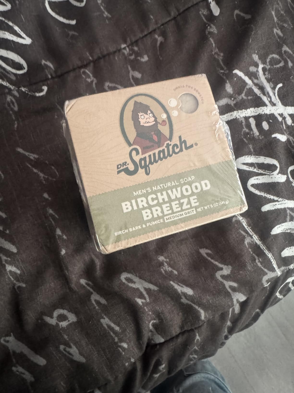 Dr. Squatch Natural Men's Bar Soap - Cold Process Body Soap Bar with Natural Oils - Birchwood Breeze, Fresh Falls & Wood Barrel Bourbon (5 oz, 3-Pack) customer photo 2