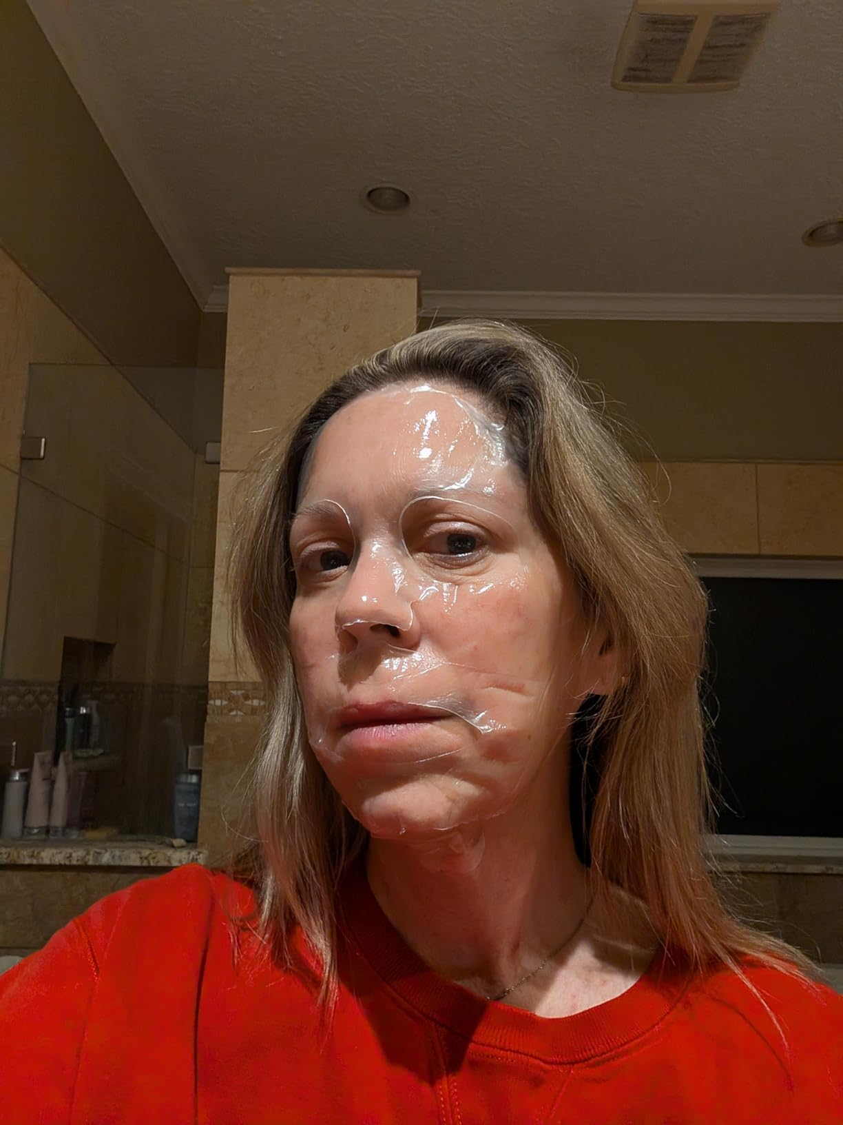 BIODANCE Bio-Collagen Real Deep Mask, Hydrating Overnight Hydrogel Mask, Pore Minimizing, Elasticity, Plumping Improvement, Korean Skin Care, Valentines Day Gifts for Her | 1.19oz(34g) x 4ea - Customer Photo 2