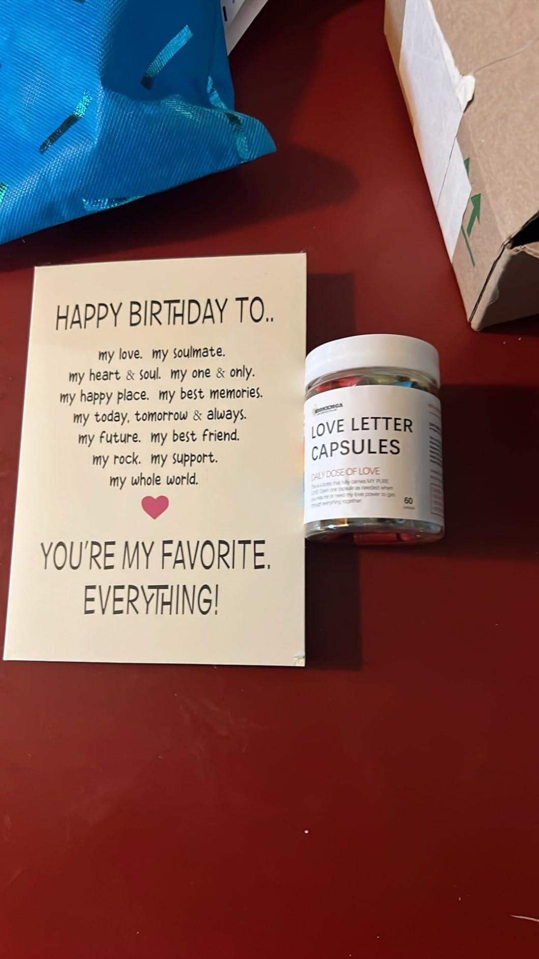 Long Distance Relationship Gifts - (60PCS) Pre-Written Love Message Capsules In A Plastic Bottle Cute Gifts for Him Her Boyfriend Girlfriend Anniversary Birthday Valentines Day Gifts Customer Review Long Distance Relationship Gifts - (60PCS) Pre-Written Love Message Capsules In A Plastic Bottle Cute Gifts for Him Her Boyfriend Girlfriend Anniversary Birthday Valentines Day Gifts - Customer Photo 1