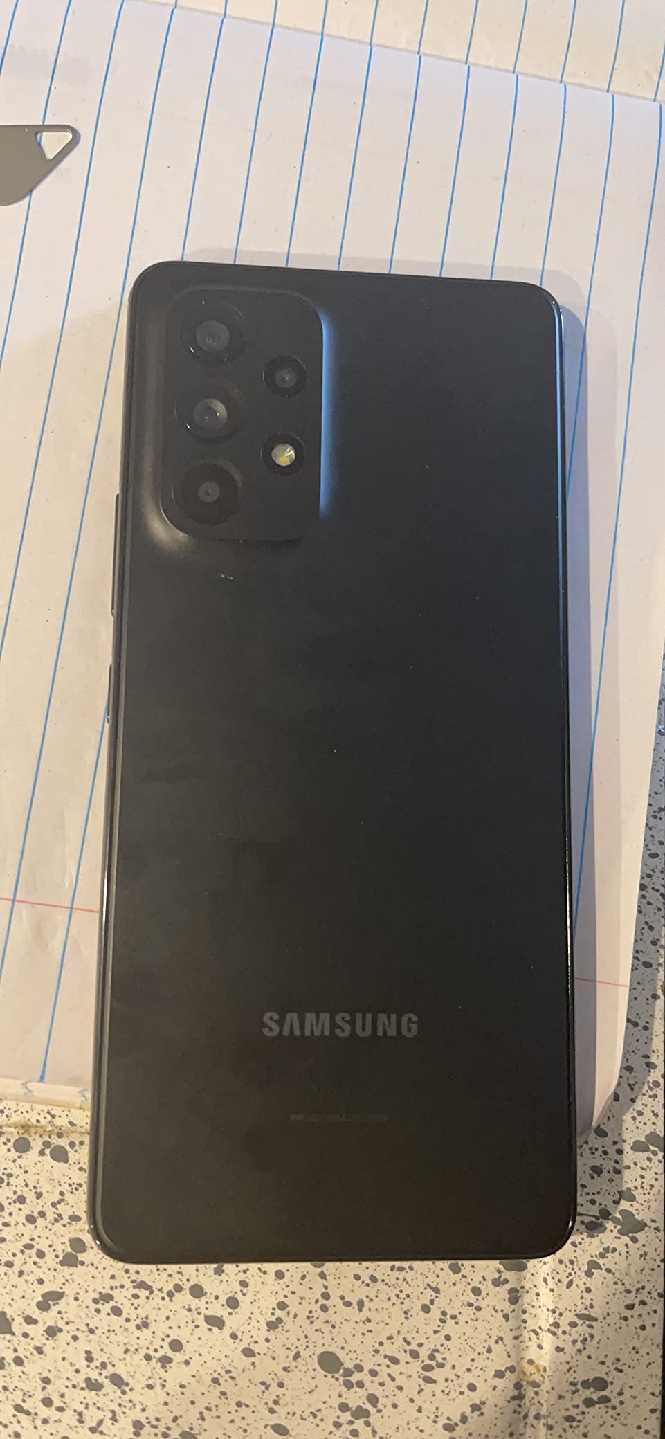 SAMSUNG Samsung Galaxy A53 5G (128GB, 6GB) 6.5'' 120Hz Full HD+, IP67 Water Resistant, 64MP 4K Quad Camera, US 5G/Global 4G Volte (GSM Unlocked for AT&T, T-Mobile, Global) A536U (Black) (Renewed) customer photo 2