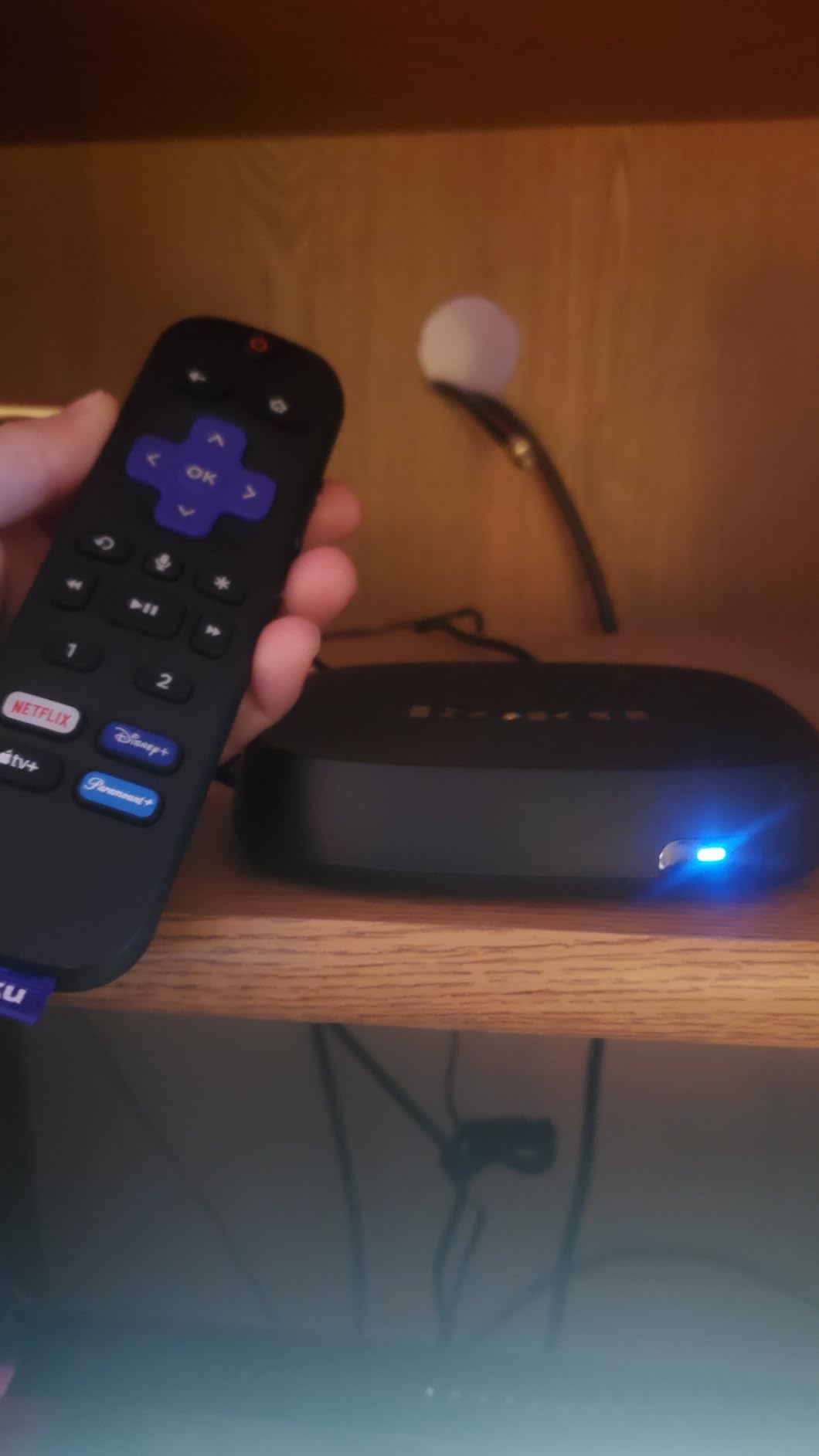 Roku Ultra | The Ultimate Streaming Device 4K/HDR/D. Vision/Atmos, Rechargeable Roku Voice Remote Pro, and More | Free & Live TV (Renewed) customer photo 1
