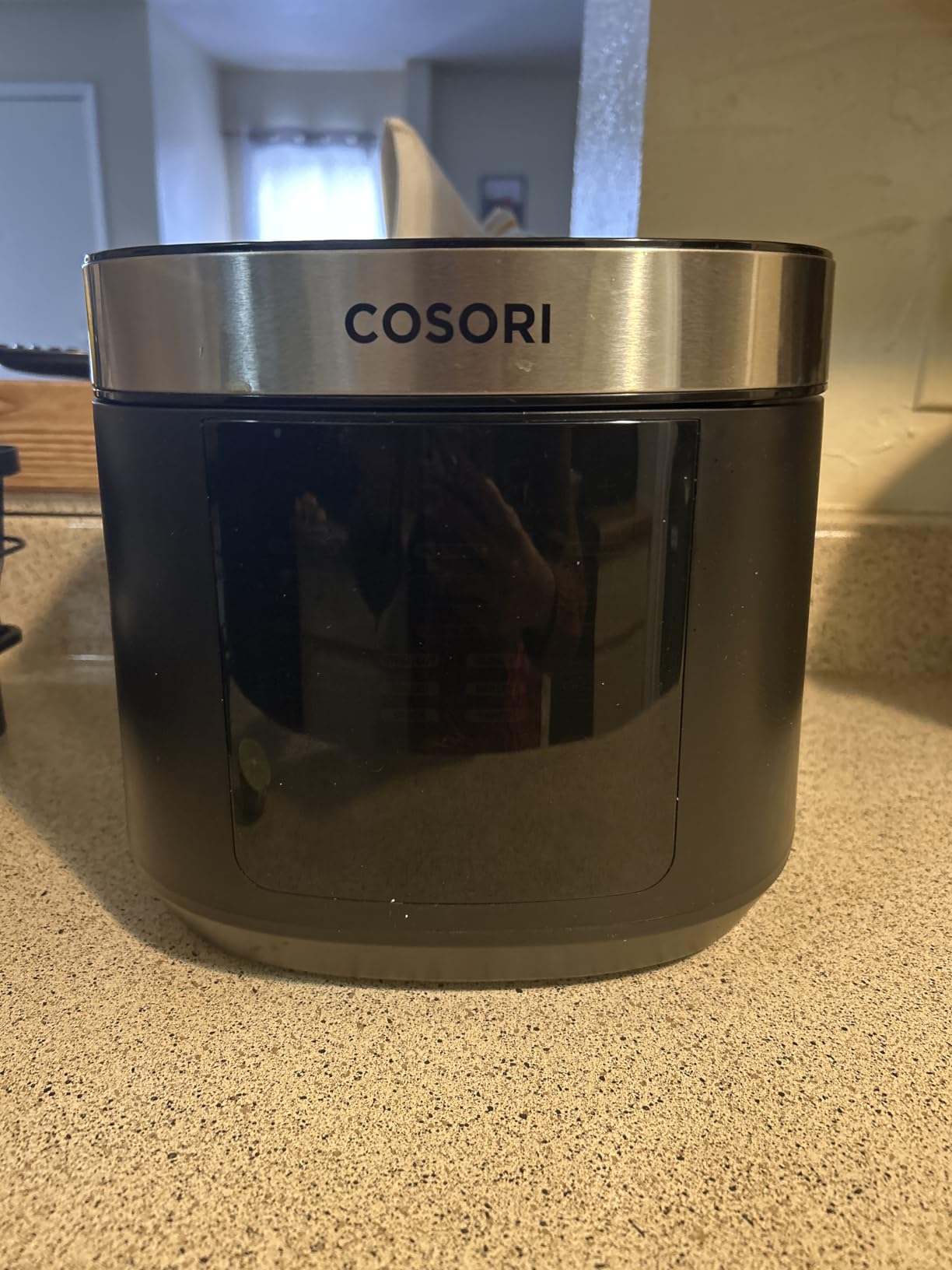 COSORI Rice Cooker 10 Cup, 24h Keep Warm, Non-stick Ceramic Inner Pot, 18 Functions Fuzzy Logic Rice Maker with Stainless Steel Steamer Basket, Sauté, Slow Cooker, Black customer photo 1